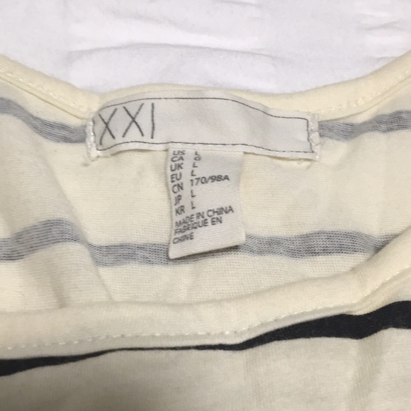 Forever 21 Striped Tanktop (L) - Picture 4 of 4